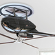 Illustration for article titled An Upside Down Helicopter Makes For One Bad-Ass Ceiling Fan